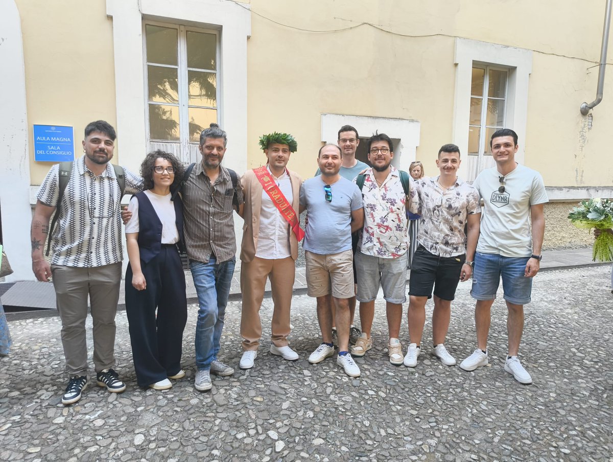 BioIMEM's tweet photo. Congratulation to Antonio Larocca for his graduation in Medical, Veterinary and Pharmaceutical Biotechnologies @unipr ! Well done #Tonino ! https://t.co/8pFn3MfMPR
