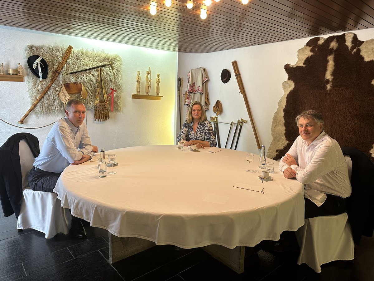 Dušan Matulay (@matulaydusan) on Twitter photo Happy to kick off 🇸🇰Presidency of the Slavkov Format #S3 hosting an informal lunch for my friends & colleagues Amb Schweitzer <a href="/AustriaUNGeneva/">Austria UN Geneva</a> & Balek <a href="/CZmissionGeneva/">Czech Mission Geneva</a>
Useful exchange of views about the current challenges for the multilateral cooperation in Geneva 🇺🇳 and beyond. Happy to kick off 🇸🇰Presidency of the Slavkov Format #S3 hosting an informal lunch for my friends & colleagues Amb Schweitzer <a href="/AustriaUNGeneva/">Austria UN Geneva</a> & Balek <a href="/CZmissionGeneva/">Czech Mission Geneva</a>
Useful exchange of views about the current challenges for the multilateral cooperation in Geneva 🇺🇳 and beyond.