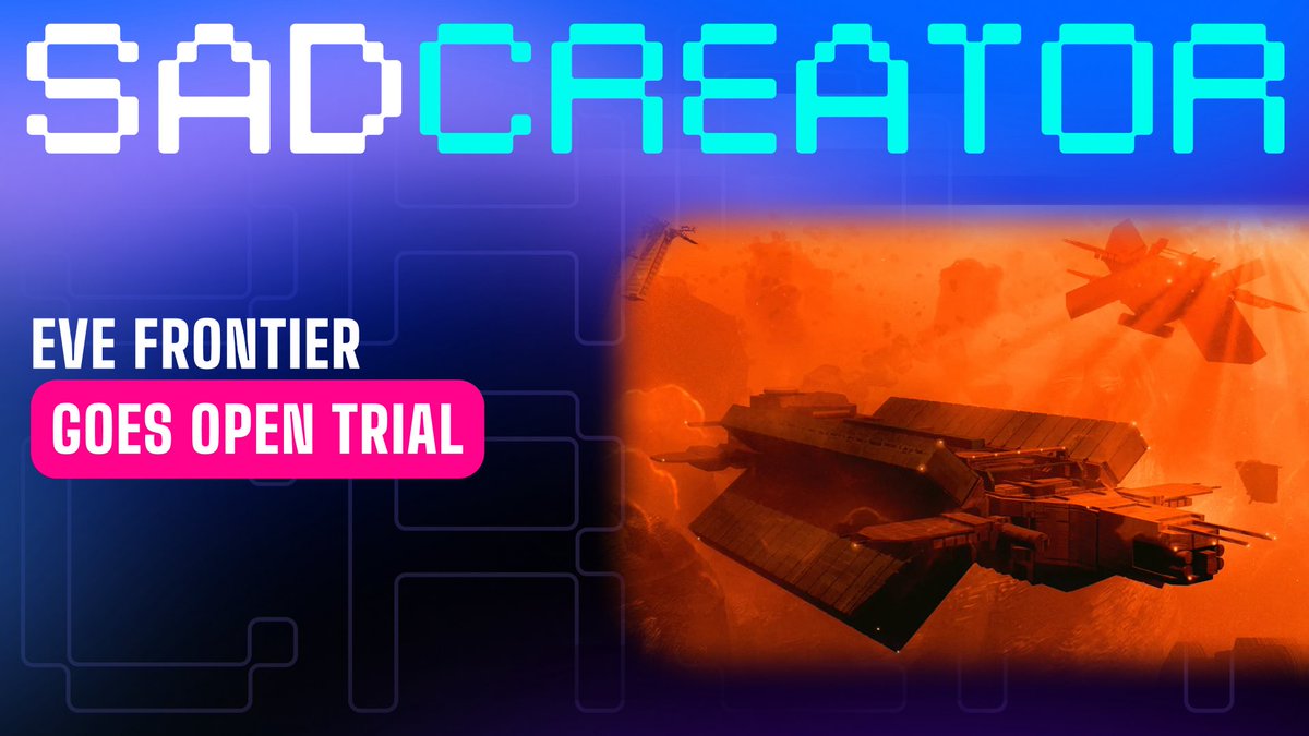 SadCreatorTalks's tweet photo. The Ethereum-powered MMO @Eve_Frontier, a spinoff of the iconic Eve Online, is now free to play until July 7.

Survive, explore, and earn “Grace”, which converts to permanent Eve Points tracked on the leaderboard.🎮

Built on the Redstone network, Frontier features tradable $EVE tokens and in-game $LUX, with cycles resetting progress but preserving legacy.

It’s CCP Games’ boldest move into Web3 yet, and so far, the feedback’s fire.

Are you gonna try it while it lasts?👀