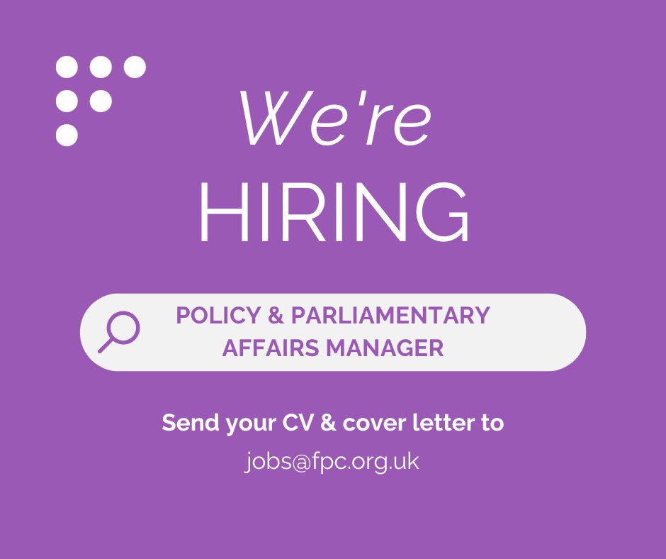 FPCThinkTank's tweet image. Are you passionate about foreign policy, democracy & making Westminster more globally engaged?
We’re hiring a Policy and Parliamentary Affairs Manager to lead our work at the FPC.
📍 London
📆 Apply by 20 July
🔗fpc.org.uk/about/working-…
📩 jobs@fpc.org.uk