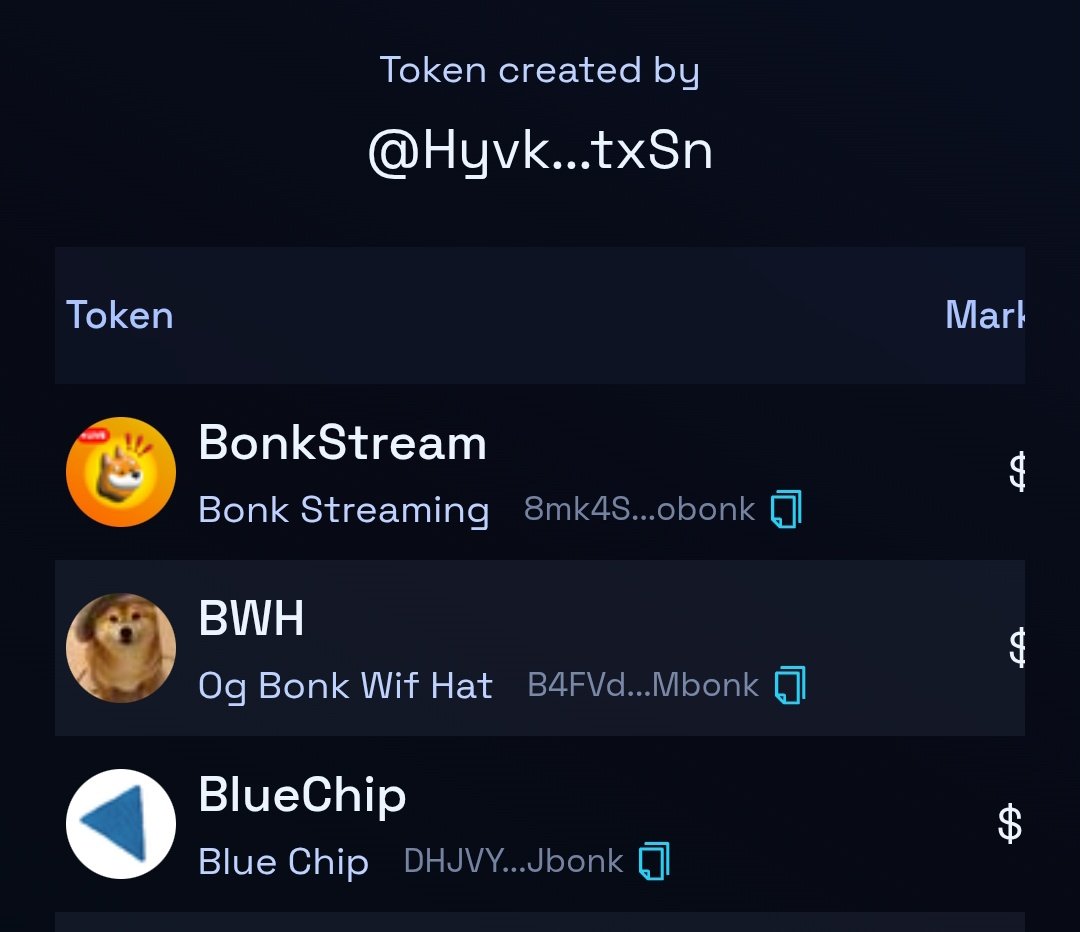bonkstream_sol's tweet photo. @BluechipDotSol Welcome back. I can call you bro because we've got same father (deployer) https://t.co/8mysZ4FuTy