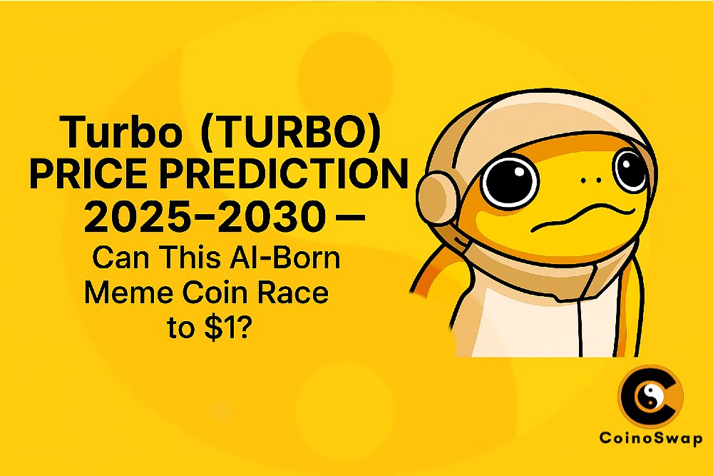 CoinoSwap's tweet image. 🐸 Turbo (TURBO) Price Forecast 2025–2030 — No KYC Needed on CoinoSwap
Turbo is the AI-generated meme coin that exploded in 2024 — blending viral culture with community-driven tokenomics on Ethereum.
📈 Can TURBO sustain its momentum and reach new highs? Read the full forecast:…