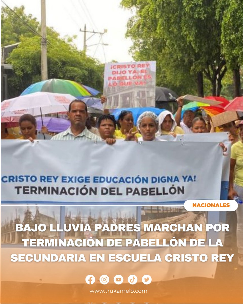 Durante la marcha pacífica manifestaron que la Dirección de Infraestructura Escolar (DIE) no les ha informado sobre la instalación de aulas móviles en el plantel, al indicar que la misma no tienen espacios para instalarse.
trukamelo.net/bajo-lluvia-pa…
#Protesta #Escuela #CristoRey