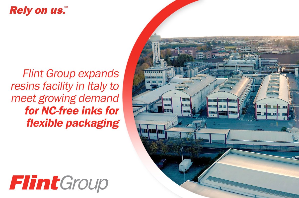 We’re proud to expand our resin manufacturing site in Caronno, Italy!

This strategic investment boosts production of PU &amp; acrylic-based inks to meet rising demand for NC-free inks in flexible packaging.

Learn more here: flintgrp.pulse.ly/mtw0tfrumn

#FlintGroup #RelyOnUs