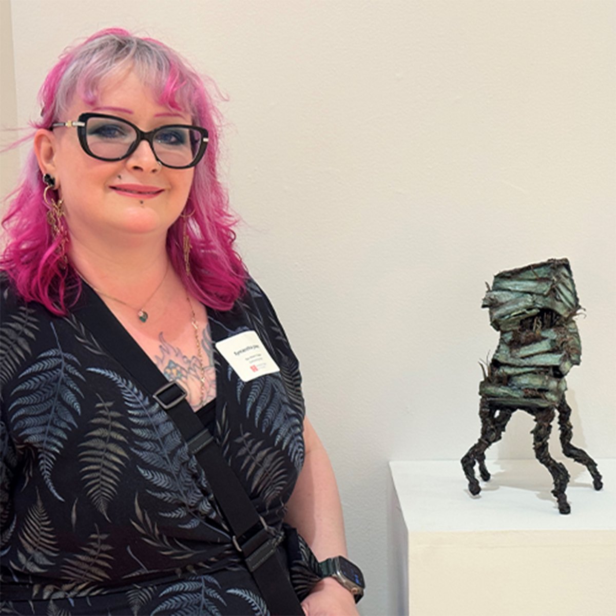 LSUEunice's tweet image. LSUE’s Symantha Jones is featured in the Acadiana Center for the Arts’ Our Point in Space exhibition, on view through Aug. 16! Her sculpture “Bettina” explores memory, identity, and belonging.
Read more: lsue.edu/mediacenter/20…
#LSUE #OurPointInSpace #AcadianaArts #LouisianaArt