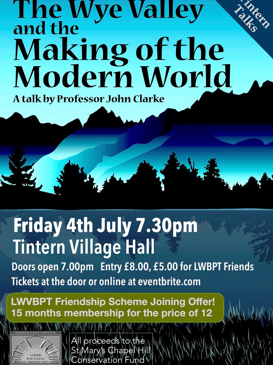 lwvbpt's tweet photo. This Friday Tintern’s resident philosopher Professor John Clarke is going to outline how our village is much more than a pretty face! With its industrial past it has shaped our future. Intrigued? Come! https://t.co/ulpd4uHtQ3
