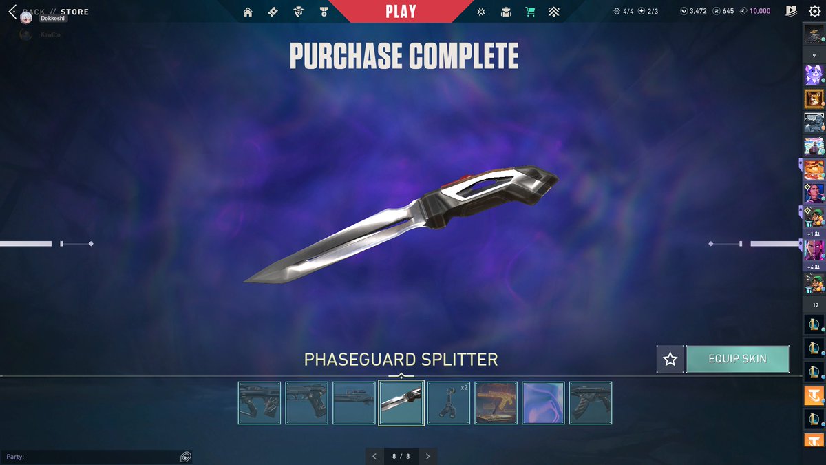 Dokkeshi's tweet photo. Ganito pala feeling manalo sa giveaway!!!

NAY PA BOL! 🔪

Thank you @oniifps welcome back to Twitch!!! https://t.co/hlXOtadxIT