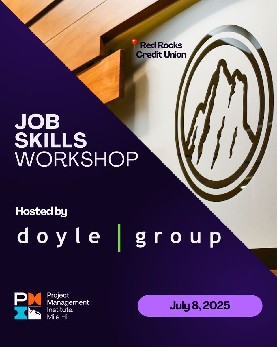Come to the #JobSkills Workshop! Learn how to strengthen your resume, craft a compelling cover letter, fine-tune your LinkedIn, &amp; use AI for streamlining. Then, get real-time feedback during small-group review sessions. Bring your materials. Register: pmimilehi.org/events/calenda…