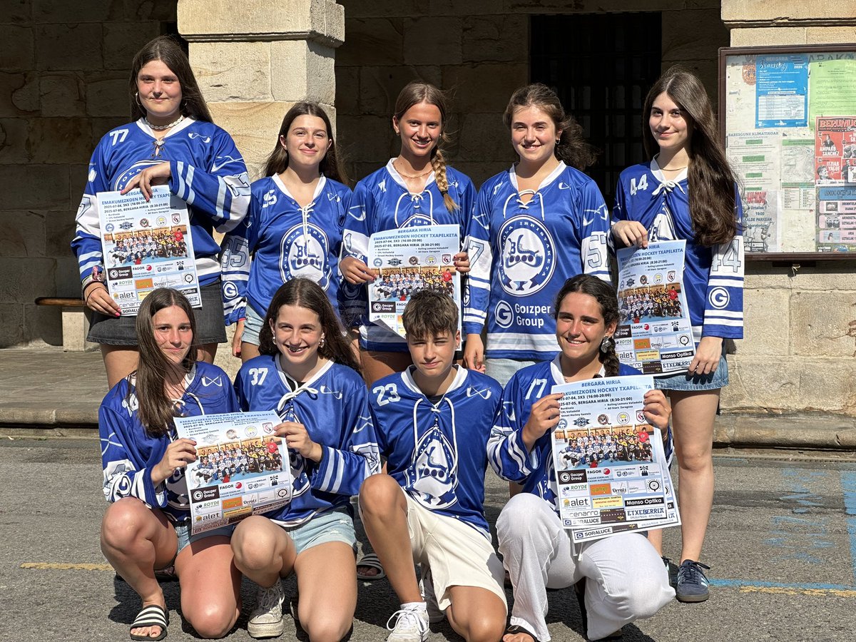 🏒🛼 Bergara Hiria Emakumezkoen Hockey Txapelketa aurkeztu dugu, udaletxean eskainitako prentsaurrekoan. Partiduak uztailaren 4 eta 5ean ospatuko dira.

#Bergara #IzanBiziEkin