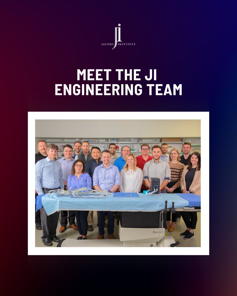 JacobsInstitute's tweet image. Introducing our JI Engineering Team!

These are the innovative minds turning complex ideas into life-saving solutions. From concept to prototype, their work is the backbone of everything we do.

There’s more to come as we spotlight the talent driving our mission forward.