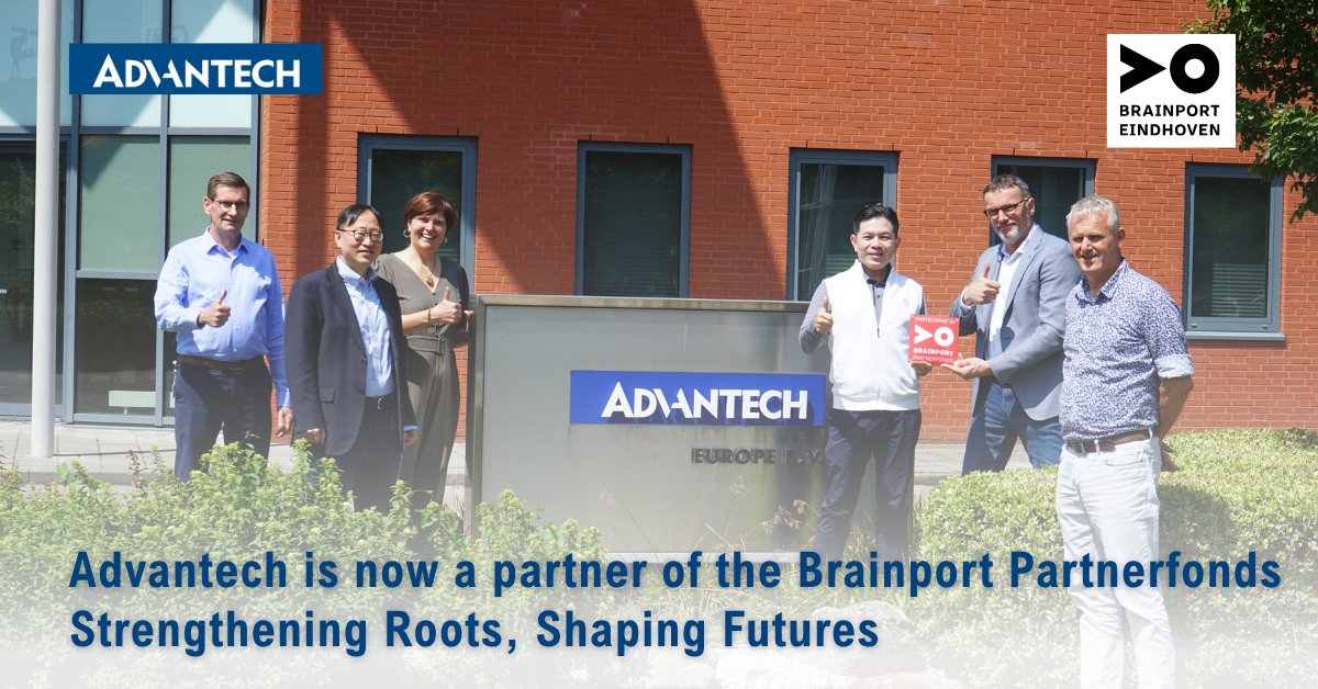 Advantech Europe (@advantecheurope) on Twitter photo ๐ Strengthening Roots, Shaping Futures
We're proud to share that Advantech is now a partner of <a href="/Brainport_int/">Brainport Eindhoven</a> - a commitment close to our heart and home.
๐ With our European headquarters and talented teams based in Eindhoven, our bond with the region runs deep. Through this ๐ Strengthening Roots, Shaping Futures
We're proud to share that Advantech is now a partner of <a href="/Brainport_int/">Brainport Eindhoven</a> - a commitment close to our heart and home.
๐ With our European headquarters and talented teams based in Eindhoven, our bond with the region runs deep. Through this