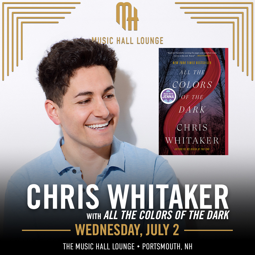 📕 TONIGHT @ 7PM 📕 Join New York Times bestselling #author Chris Whitaker as he discusses his gripping #novel "All the Colors of the Dark".

Moderated by Lara Prescott, the evening will feature an author talk and reading, Q&amp;A, and #booksigning.

themusichall.org/events/chriswh…