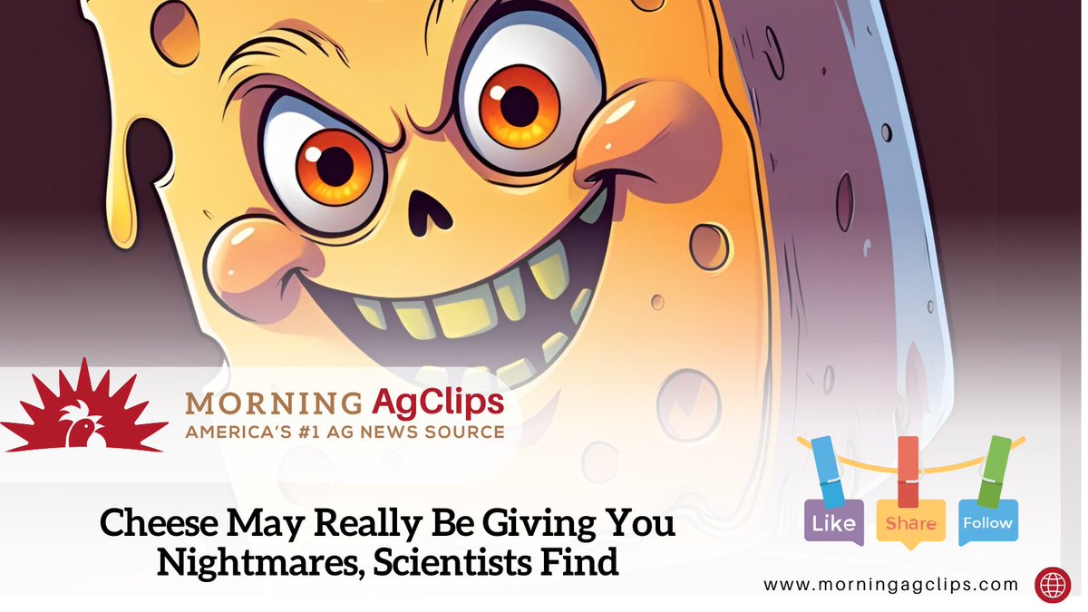 Scientists found found a strong association between nightmares and lactose intolerance — potentially because gas or stomach pain during the night affects people’s dreams.

Read on: hubs.la/Q03vt0dJ0

#cheese #lactoseintolerance #cheeselovers #funfacts #breakingnews