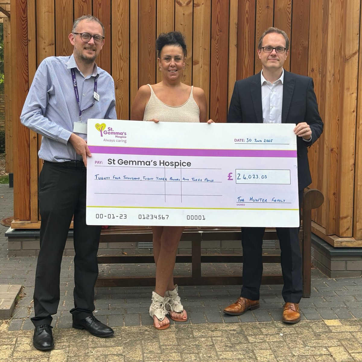 St Gemma’s Hospice in #Leeds has received a £24,000 funding boost after our lawyers including <a href="/IMOliverCollett/">Oliver Collett</a> recovered costs following the death of former joiner Barrie Hunter, who sadly died from #Asbestos #Cancer. Read Barrie's story: bit.ly/3TSHJG8