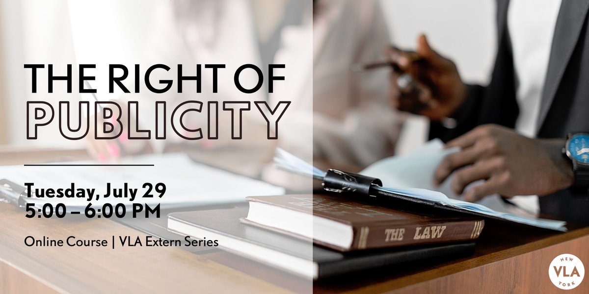 Know your rights when portraying people—real or recreated—in your work. RSVP @ ow.ly/vigS50Wgrtw
#RightOfPublicity #DigitalReplicas #CreativeLaw