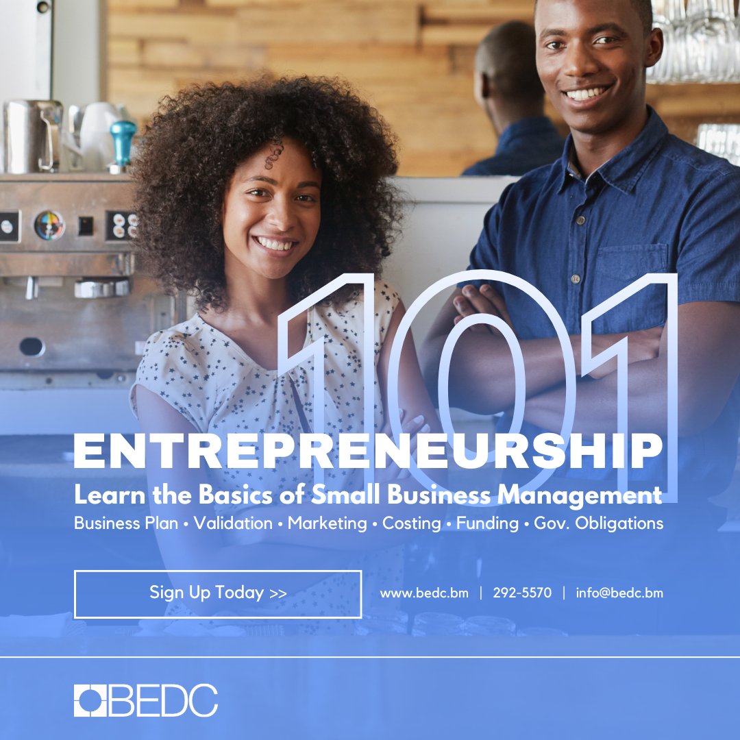 Thinking of starting a business? Join BEDC’s Entrepreneurship 101 from Sept 30–Nov 18. Learn how to plan, fund &amp; launch your business in weekly Tuesday evening sessions.

Early bird rate is $292 until Aug 4. Space is limited—sign up today: l8r.it/KkAd.