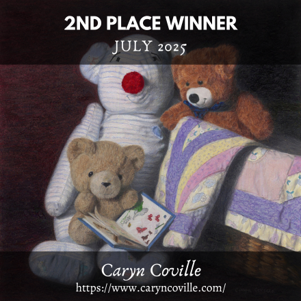 July 2025 Artist of the Month Contest⁠
2nd Place Winner: Caryn Coville
Congratulations! See more of her work at caryncoville.com

We run a new contest every month! woobox.com/vxs66n

#AOM #ArtistoftheMonthWinner #ArtistoftheMonth #ArtContest #theartlist