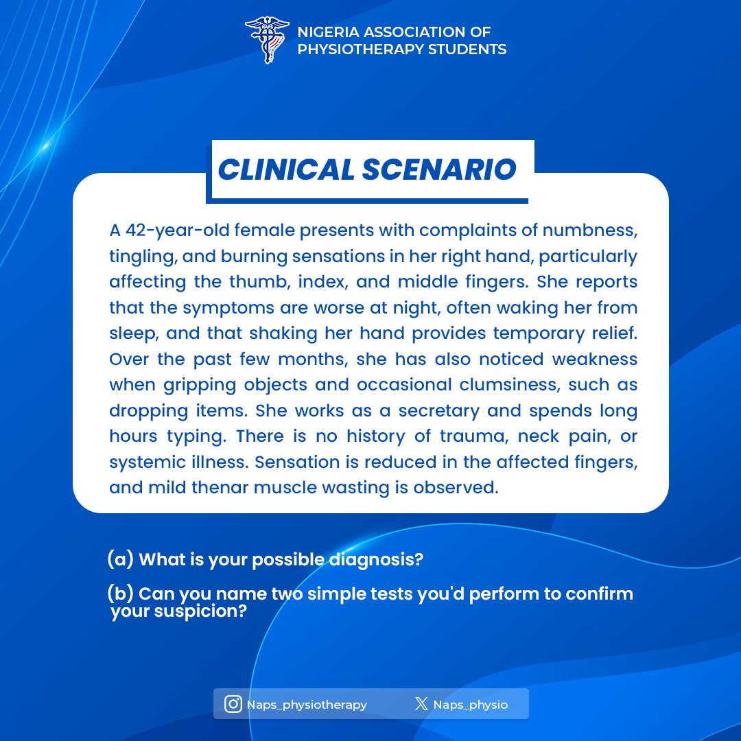 This particular one is quite tricky 😅
Can you attempt our clinical scenario of the week?

Remember to tag a friend to answer it too🙃

#clinicalscenario