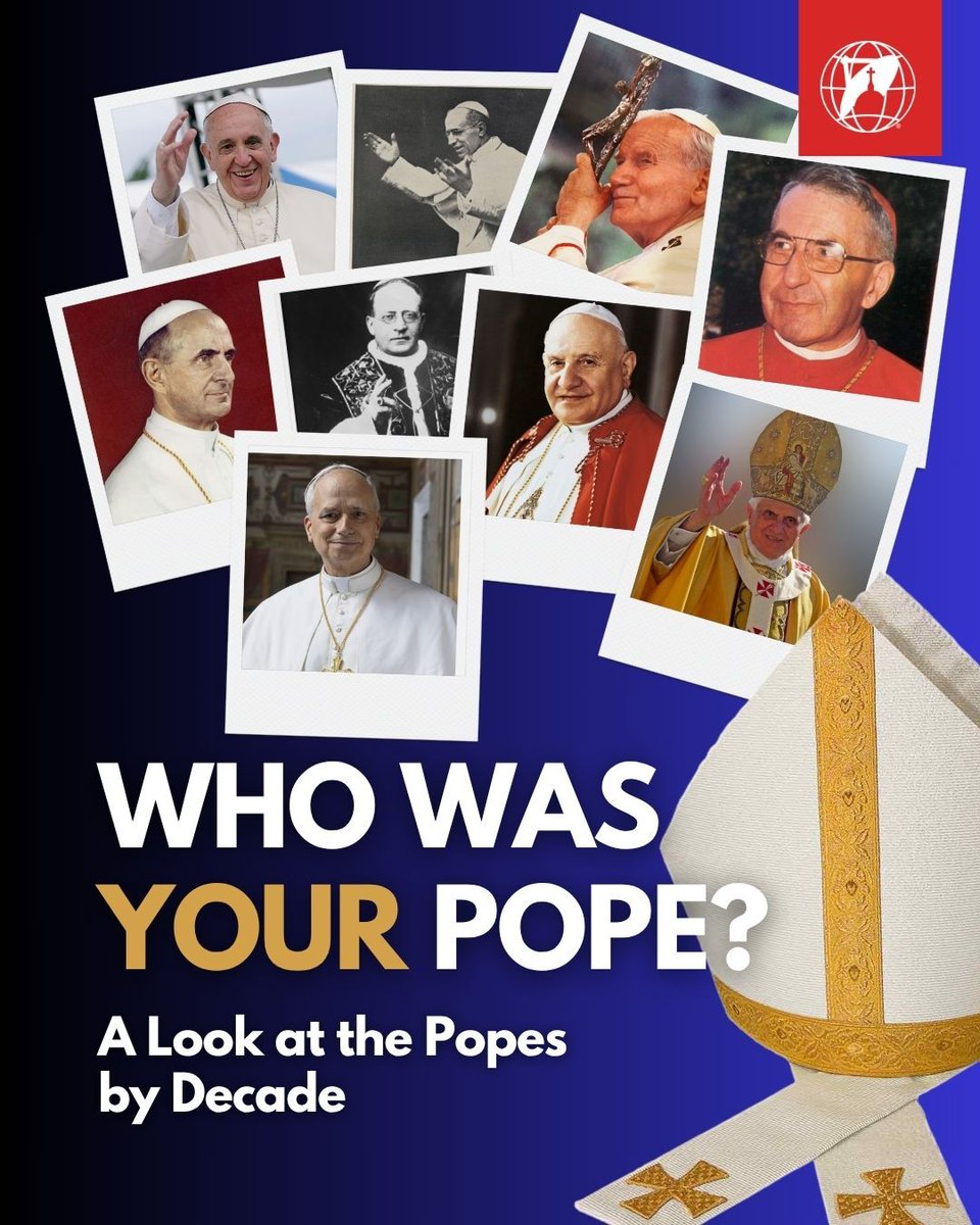 Who was your Pope?  

Through life’s ups and downs, our faith stands firm and true. Over many decades, our shepherd, the pope, has led the Catholic Church.

Who was your Pope? 
Whether you just joined the Church or remember him as the guy who gets the shout-out at Mass, which