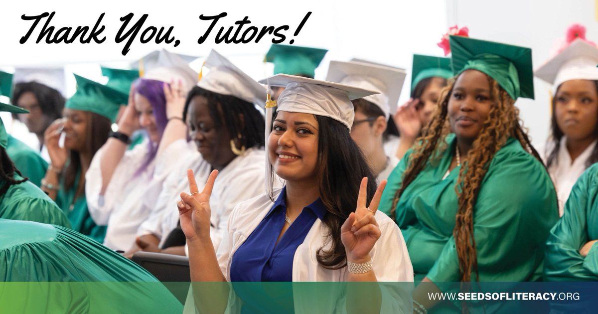 These grads succeeded because of tutors! World Tutors’ Day was established in 2021  with the hope of celebrating the vital impact tutors have all over the world. 
Become one of the celebrated! Sign up to be an adult education tutor at Seeds: buff.ly/4UbrPfF
#AdultEdu