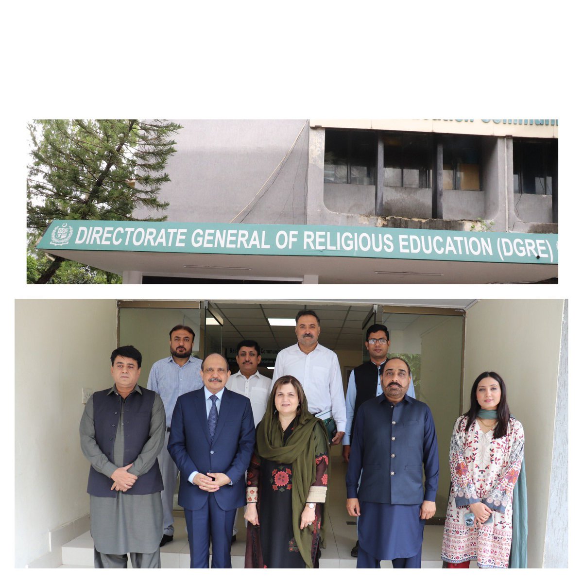 FarahNaz10801's tweet photo. Ms. Farah Naz Akbar, Parliamentary Secretary Ministry FE & PT, attended a detailed briefing at DG Religious Education, G-8/4 Islamabad.
Focus: Strengthening religious education & integrating modern learning frameworks.
#ReligiousEducation #FederalEducation #DGRE #FarahNazAkbar https://t.co/rKLA0lmlJF