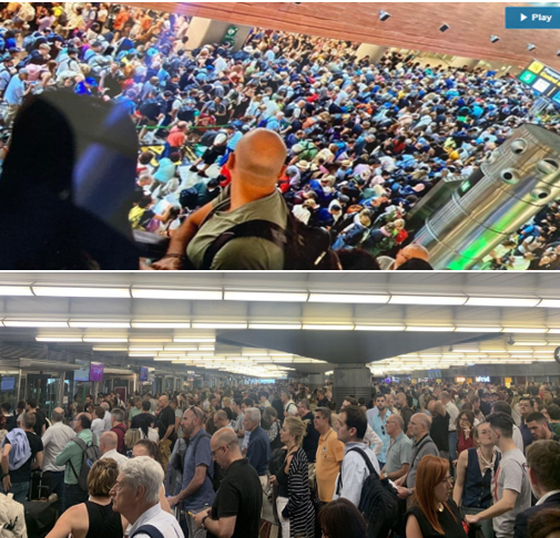 Aeropuerto de Barajas y Estación de Atocha...
cuando el dinero de Fomento viaja a República Dominicana.