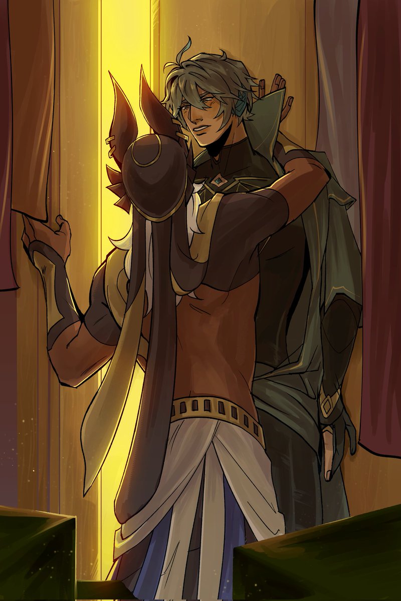 “It’s a good thing you aren’t claustrophobic, because that was close.”

for <a href="/cyhainobang/">Cyhaino Week 2025</a> 💜💚 #cyhainobang2025