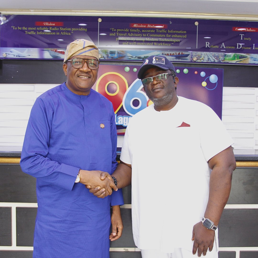Lagos Traffic Radio 96.1FM has officially entered into a strategic partnership with <a href="/energysmartng/">Energy Smart NG</a>  a move designed to foster innovation, drive value, and expand impact.

General Manager, Lagos Traffic Radio, <a href="/TYPONPON1/">Tayo Akanle</a>, received the Director of Business Development &amp; Strategies,