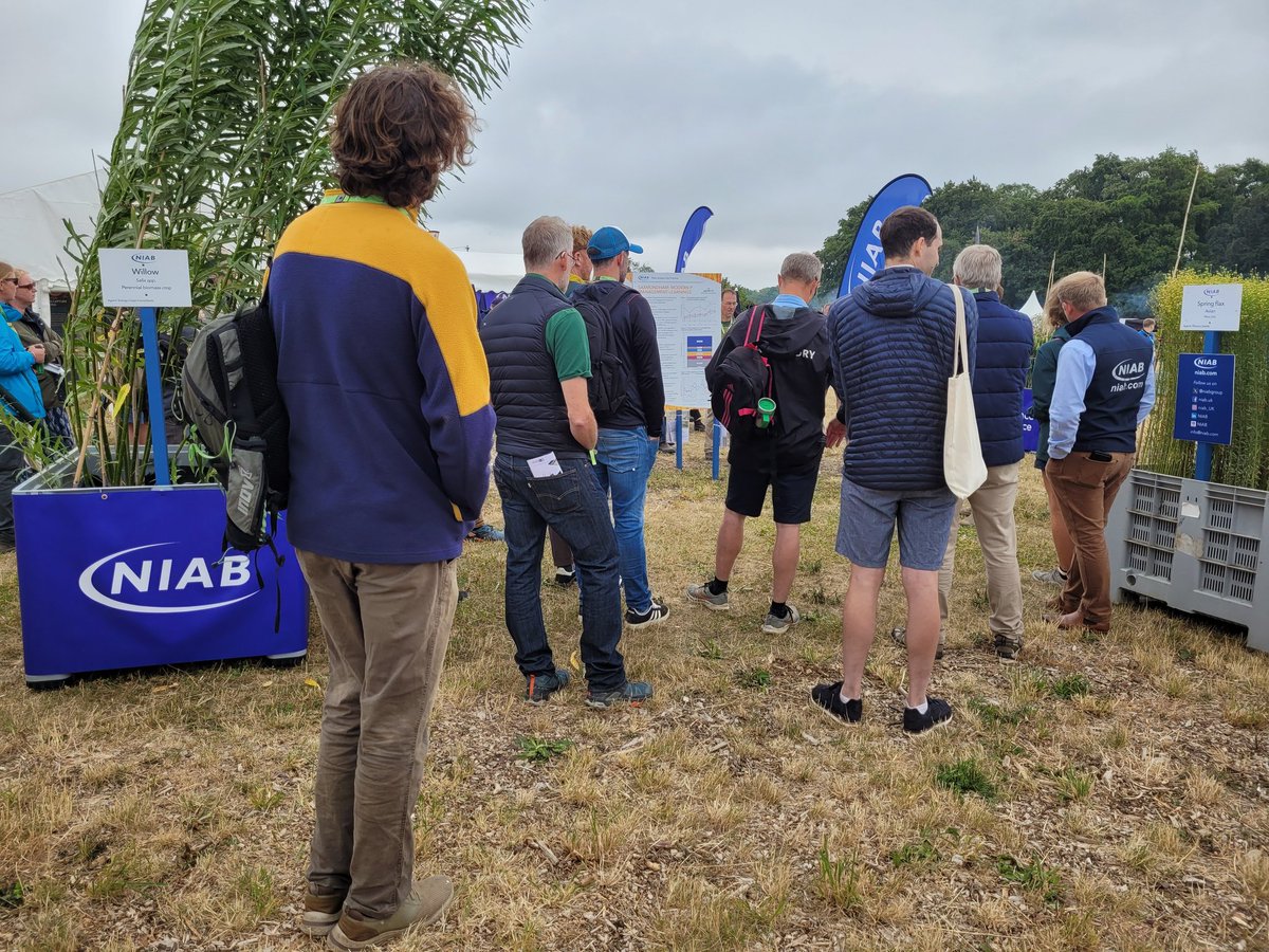 niabgroup's tweet image. Good turnout for tour of the #Niab stand @Groundswellaguk. If you missed it, there is another tour tomorrow at 10.30am. Or come talk to us on our stand in the Demo Field. #groundswell2025