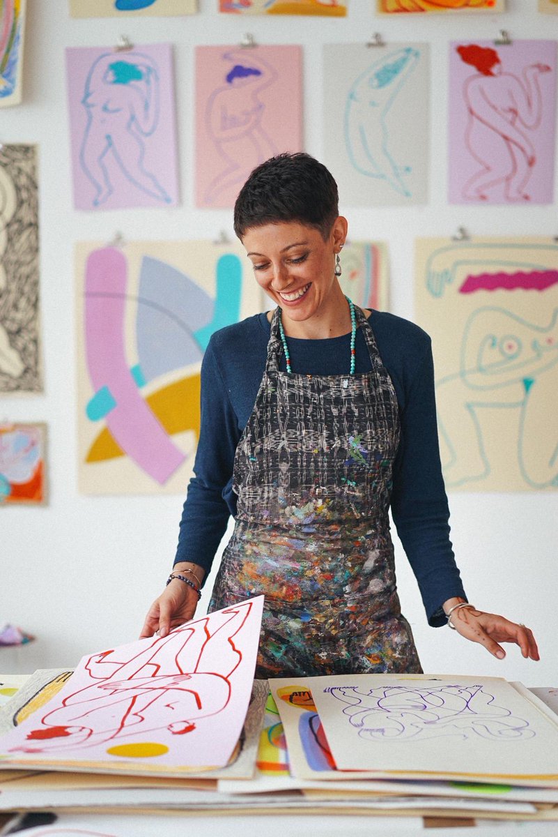 DowntownDCBID's tweet image. You’ve definitely seen her work around the city — now’s your chance to see it up close.
Rose Jaffe @rose_inks is showing a new solo series atop @arlohotels 🖼️🍸
Meet the artist, and vibe with DC’s creative crowd. Free and open to all
#DowntownDC #BeDowntown #ArtShow #Arlo
