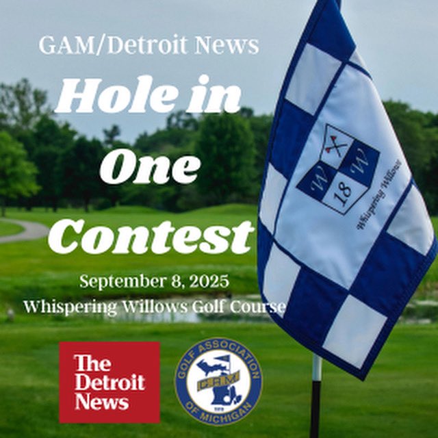 GAM (@officialgam) on Twitter photo Registration is now open for the 2025 GAM/Detroit News Hole in One Contest! Taking place on Monday, September 8 at Whispering Willows GC in Livonia. It’s a free contest open to anyone who has previously made a regulation Hole in One. Sign up today at :
…wsgamholeinonecontest3.golfgenius.com/register?leagu… Registration is now open for the 2025 GAM/Detroit News Hole in One Contest! Taking place on Monday, September 8 at Whispering Willows GC in Livonia. It’s a free contest open to anyone who has previously made a regulation Hole in One. Sign up today at :
…wsgamholeinonecontest3.golfgenius.com/register?leagu…