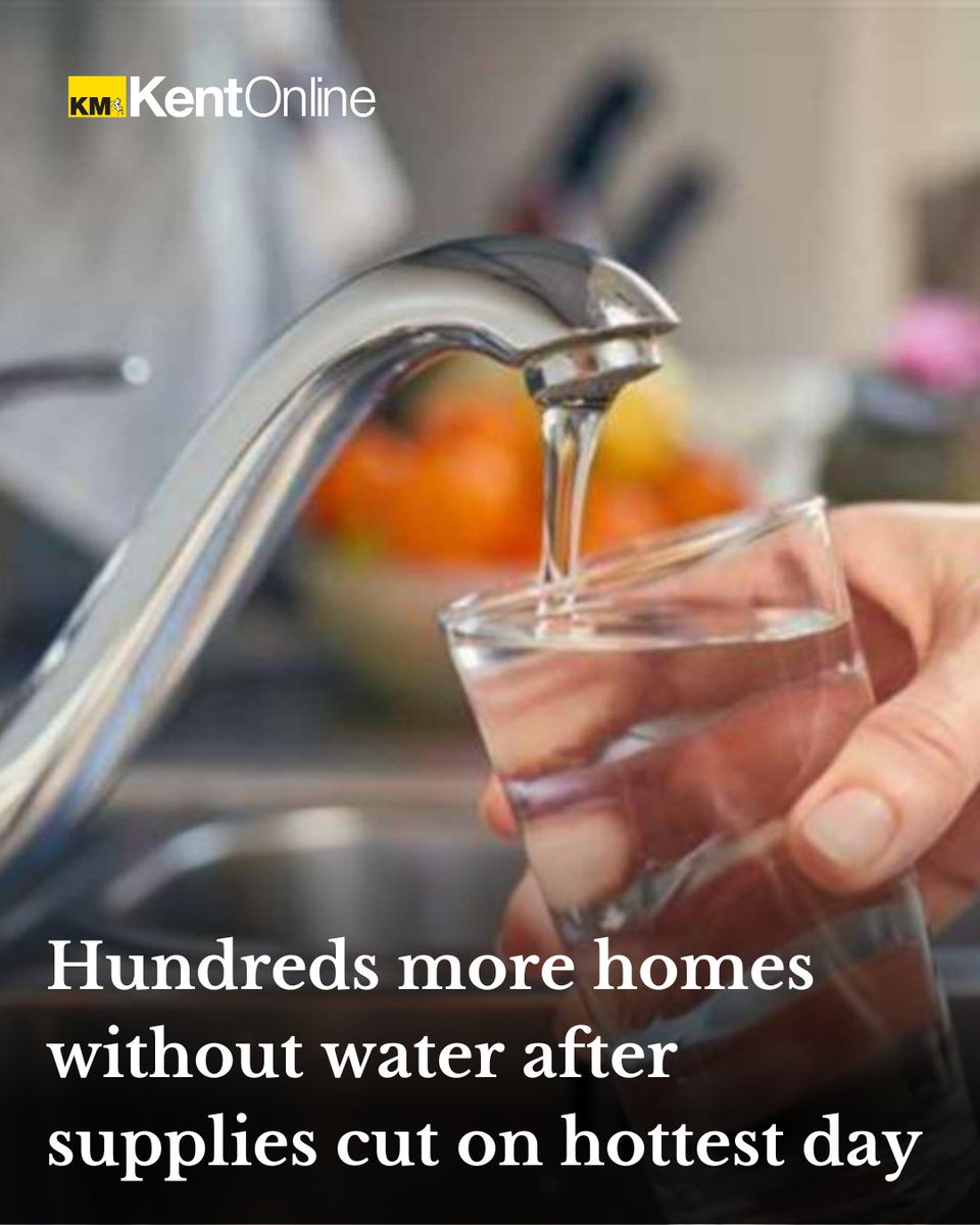 Not ideal! Some people "are down to a slow trickle, others are without". Full story: kentonline.co.uk/whitstable/new…