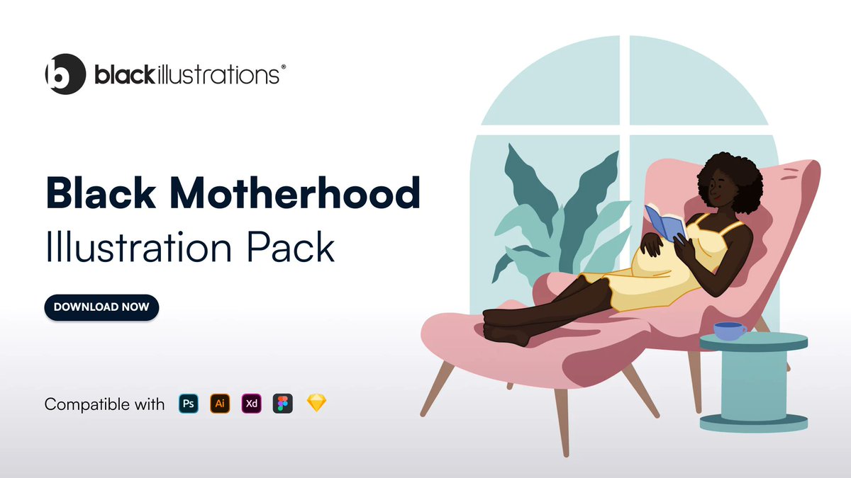 New pack vibes. 
ONLY at <a href="/illustrationblk/">Black Illustrations</a>