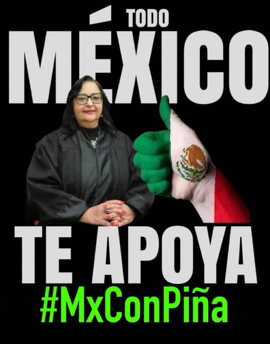 Recuerden a Norma Piña. La vamos a extrañar. 
#MxConPiña