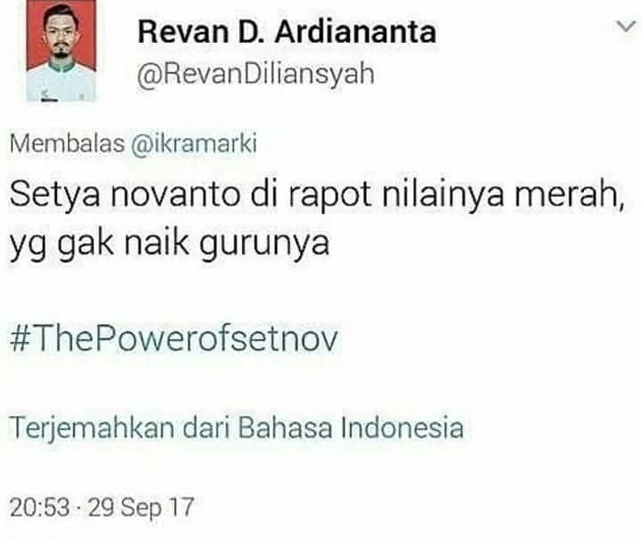 NichNach8's tweet photo. Mainkan #ThePowerOfSetnov
Setnov lupa password FB, Mark Zuckerberg langsung datang minta maaf https://t.co/VCSNSXY33g