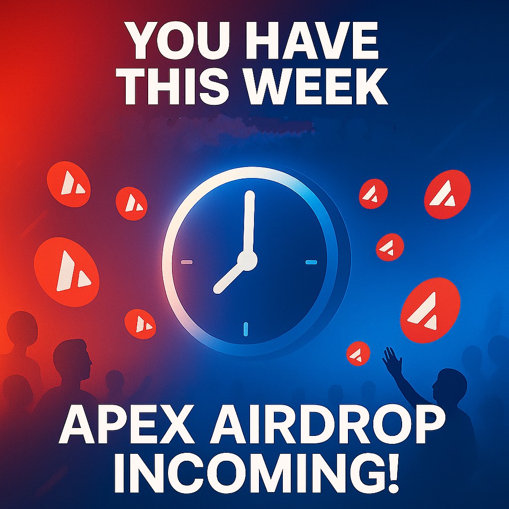 gauge_e1's tweet photo. FINAL CALL
This is your last week to participate in $APEX Token Month on Gauge.
Secure your spot airdrop snapshot is closing soon.
Don't miss out on  $APEX https://t.co/khubjZnKHT