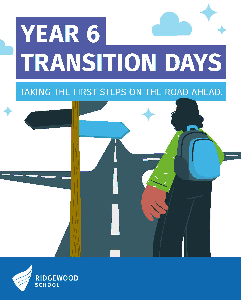We’re excited to welcome our new Year 7s for transition days this week!

All our students and staff are ready to give them a warm Ridgewood welcome and show them what makes life here special. Time to start preparing for the road ahead!
