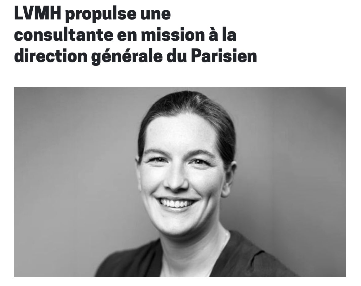 CBoullay's tweet image. INFO: Anne-Violette Revel de Lambert rejoint, en mission la direction générale du Parisien pour la « renforcer ».
lalettre.fr/fr/rub/medias