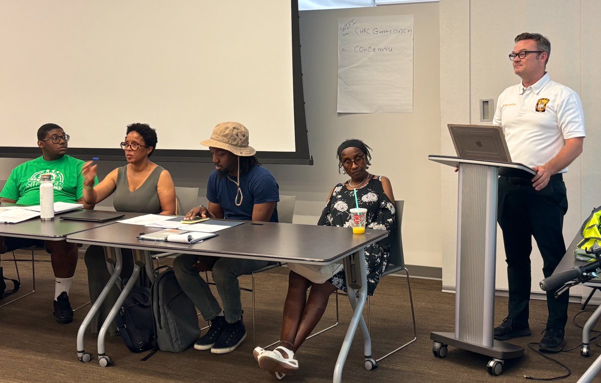 Our Facilities Director Sean MacCarthy recently had the opportunity to address Advisory Neighborhood Council 8D on plans to construct a new Fleet Maintenance Facility in their community. We always look forward to community interaction and participation. #DCsBravest