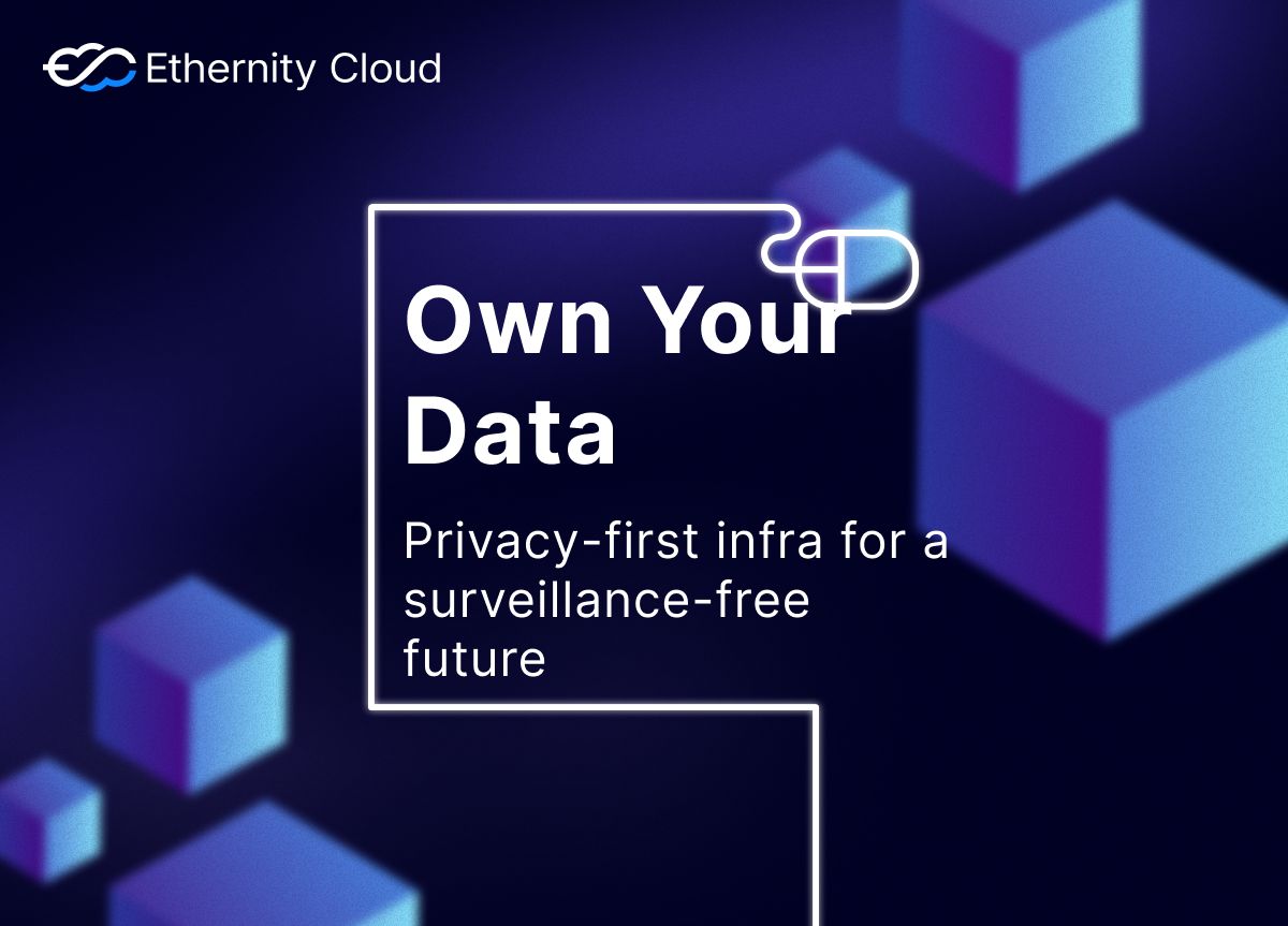 🔐 Your data deserves privacy.

Not ads. Not surveillance.
Just encrypted, decentralized compute — with <a href="/Ethernity_cloud/">Ethernity Cloud</a>.

Join us: buff.ly/mXLt5uh 

#PrivacyIsPower #EthernityCloud #Web3 #Cloudcomputing