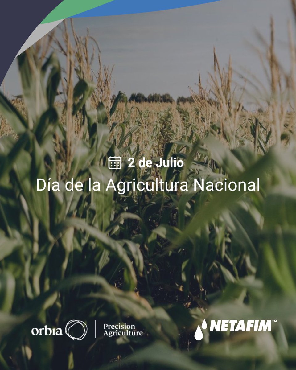 🌱 Día de la Agricultura Nacional
La agricultura se transforma con cada decisión que se toma en el lote.

En Netafim trabajamos con productores para que el riego de precisión sea parte de esa transformación, todos los días.

#DíaDeLaAgricultura #RiegoDePrecisión