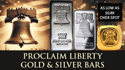 Celebrate Freedom with the Proclaim Liberty #Gold &amp; Silver Bar Series; a tribute to American ideals, craftsmanship, and enduring value. Discover how they're made and what they stand for.

sdbullion.com/blog/product-s…

#silverstacker #silver

deal expires 7/6/2025