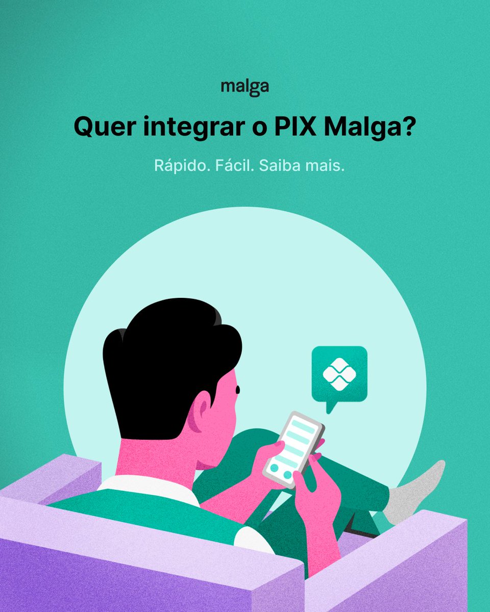 Converse com nossos especialistas e veja como é fácil integrar o PIX Malga. 💸