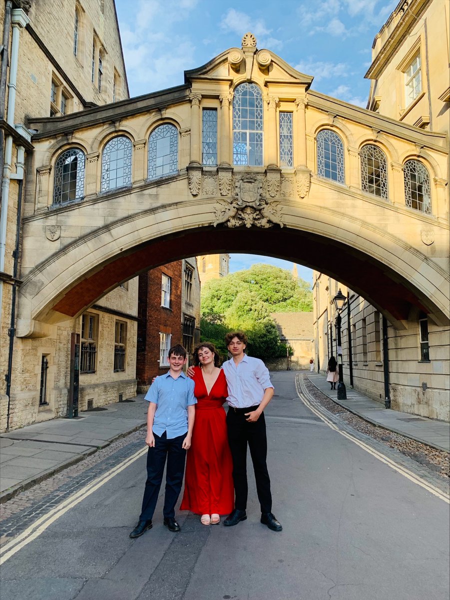 🇩🇪A huge congratulations to these A-level students who won first place in the group category in the prestigious Oxford German Olympiad! 

You can read all about their success here - bit.ly/3I7ygIB