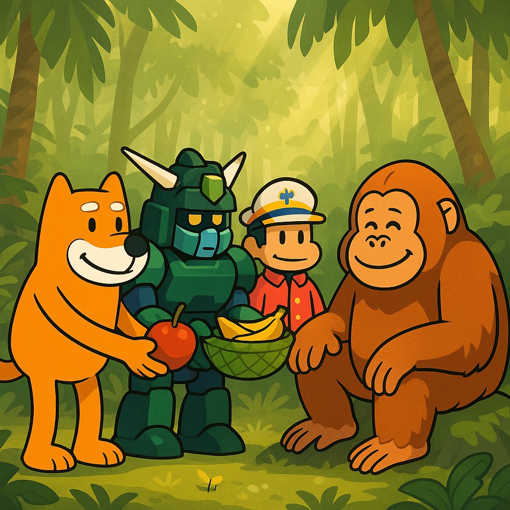 Bonkrr_'s tweet photo. Gm Fam ☀️

This week we’re supporting @redapes through @buddiesforpaws 🐾

They protect orangutans across Borneo and Sumatra and care for those who can’t return to the wild.

One more step toward something that matters.

With love, always 🧡🦧
$BONKRR https://t.co/btkKI4AeBb