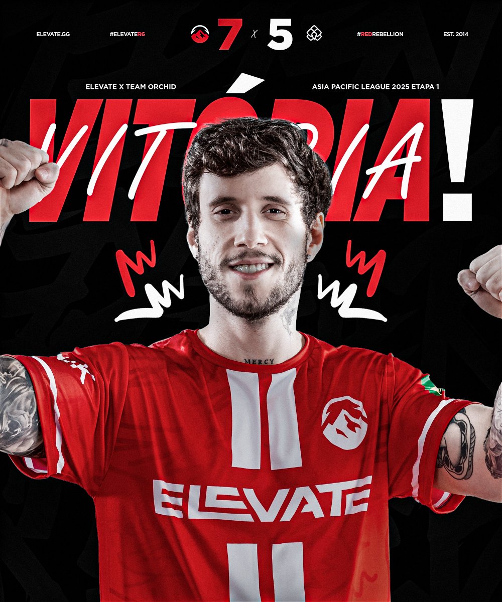 SAI ZIKA! 👋

Voltamos a vencer na Asia Pacific League. Superamos a Team Orchid por 7x5 e conquistamos + 3 pontos na classificação.

🇧🇷🇧🇷🇧🇷🇧🇷🇧🇷🇧🇷

#ElevateR6 | #RedRebellion
