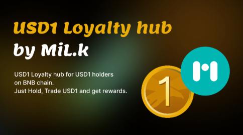 _BSC_HUB's tweet image. 🚀 Exciting news from @milk_alliance! The USD1 Loyalty Hub is now live on @BNBChain, offering exclusive rewards for USD1 holders and traders. 

🎙️ Earn M-USD1 points by holding or swapping USD1 and claim your share of $100K in $MLK rewards 

🔽VISIT
milkalliance.io/usd1-loyalty/