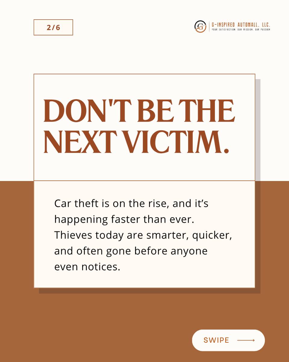 ginspiredautos's tweet photo. At @ginspiredautos, we donโt just sell premium vehiclesโwe help protect them before trouble hits.
Real protection. Real peace of mind. Before itโs too late.
#VehicleSecurity #DriveSafeDriveSmart #AntiTheftSolutions #ProtectWhatMatters #CarTheftPrevention #PeaceOfMindDrive https://t.co/lh0SbrzYpF