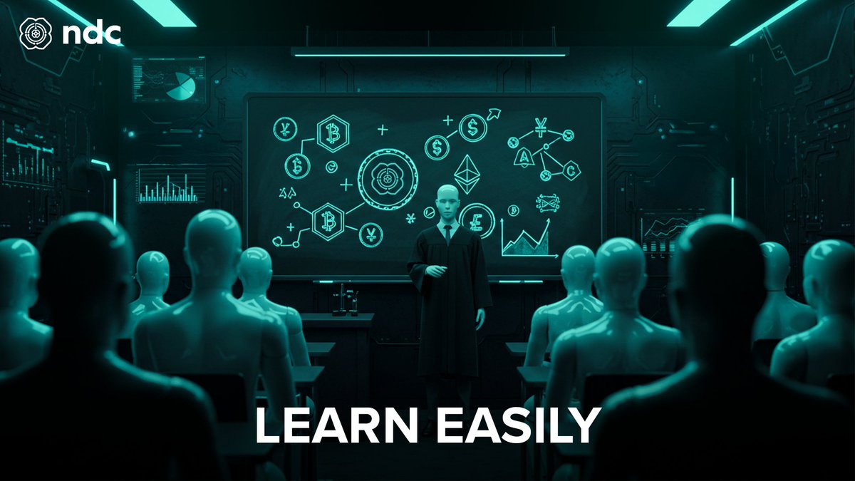 hacked747474792's tweet photo. Blockchain seems complex . We make it simple. 
Our $NDC modules break down everything from basic crypto concepts to advanced crypto knowledge , letting you learn easily and permanently. 🔍✅
