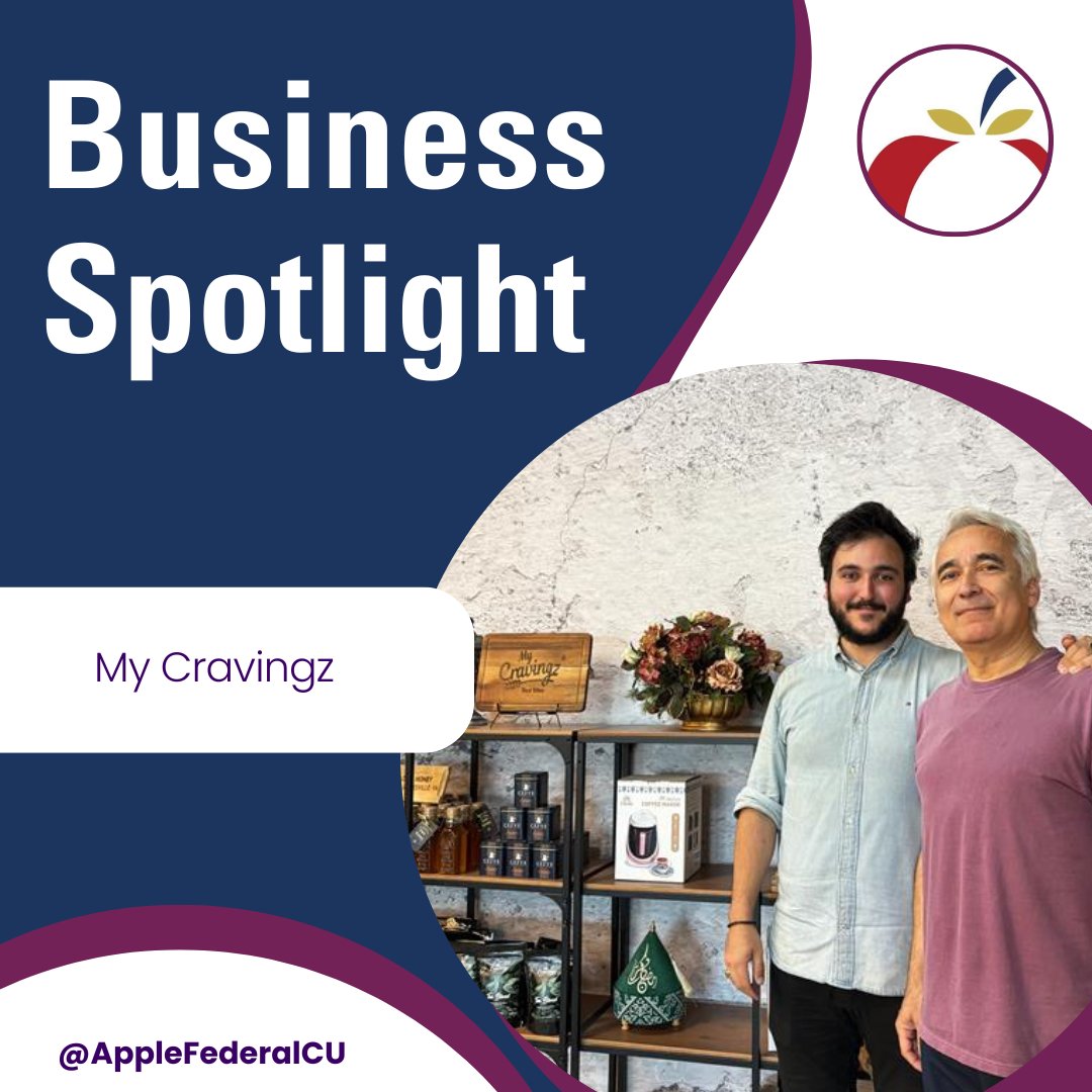 AppleFederalCU's tweet photo. This month's Business Spotlight features @mycravingz, located in Manassas. What began in 2016 with homemade Turkish pastries has grown into a beloved local bakery.
We're proud to be part of their journey. 🍰 #SmallBusinessSuccess #AppleFCU #MemberStories https://t.co/EdEQT0cNtC